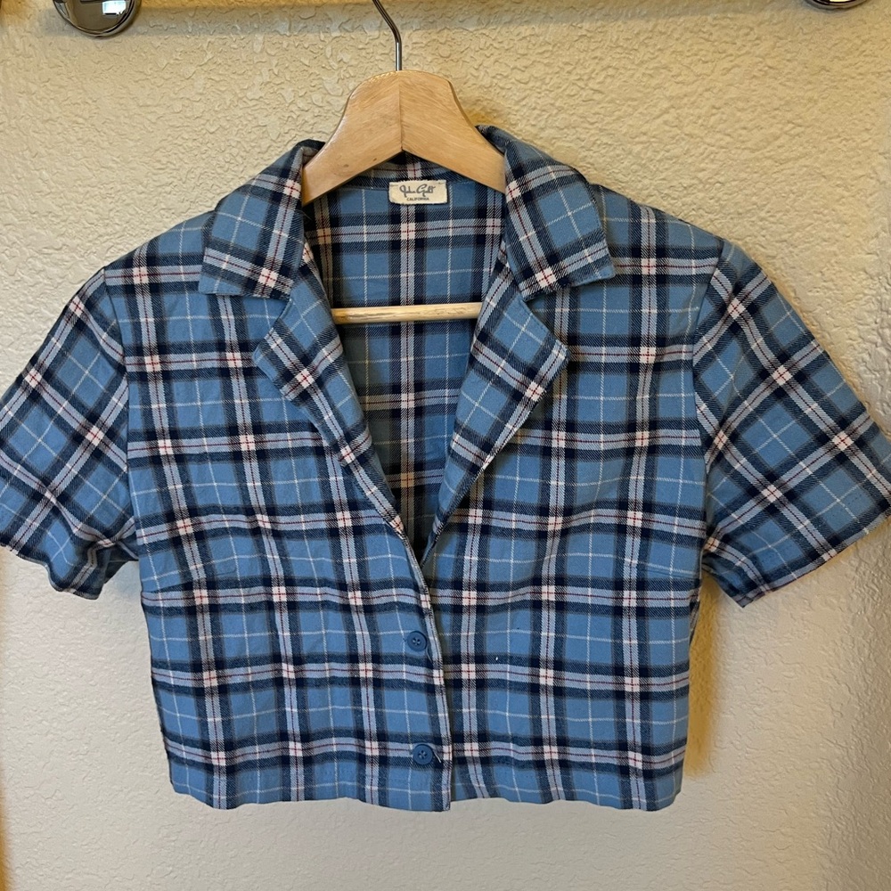 Brandy Melville Cropped Flannel